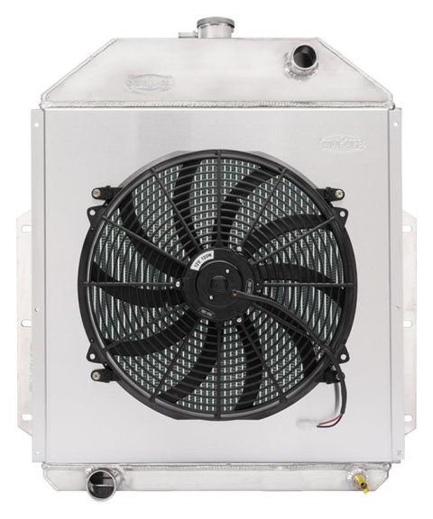 Cold Case Performance Aluminum Radiators FOT572-5K Radiator, Aluminum, Crossflow, Coyote Engine Swap, Fans, Ford, Each