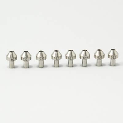 NOS Flare Jets 13760-34-8NOS Nitrous Oxide Jets, Flare, .034 in., Stainless Steel, Set of 8