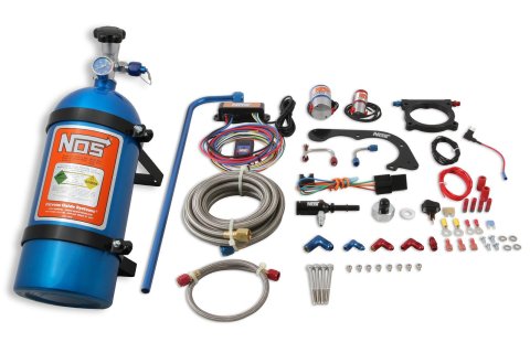 NOS 5.0 Coyote Nitrous Oxide Systems 02125NOS System, 5.0L Coyote, 10 lb. Bottle, 150 HP, Wet, Blue, Ford, Kit
