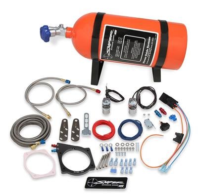 NOS Sniper Nitrous Systems 07162NOS Oxide System, EFI, Wet, 102/105mm, 10 lb. Bottle, GM LS Engines, Orange, Kit