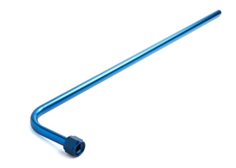 NOS Bottle Valve Blow-Down Tubes 16160NOS Nitrous Oxide Tube, -8 AN, Female Threads, Aluminum, Blue Anodized, Kit