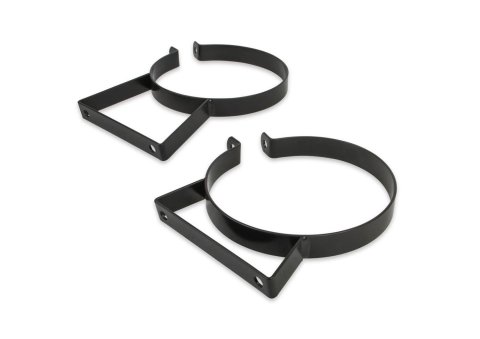 NOS Nitrous Bottle Brackets 14125NOS Brackets, Steel, Black Powdercoated, 7 in. Diameter, 10/15 lb. Bottles, Pair