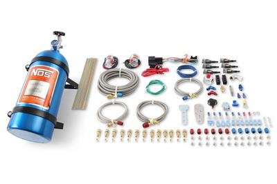 NOS Sportsman Fogger Nitrous Oxide Systems 05040-FINOS System, Fogger, Wet, 50-250 hp, 10 lb. Bottle, Blue, Direct Port, EFI, 6-Cylinder, Kit