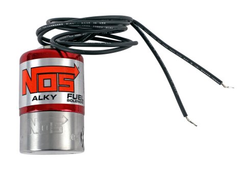 NOS Nitro/Alky Fuel Solenoids 18060NOS Solenoid, Nitro/Alky, 0.8 amps, 1/4 in. NPT Female Threads Inlet/Outlet, Each