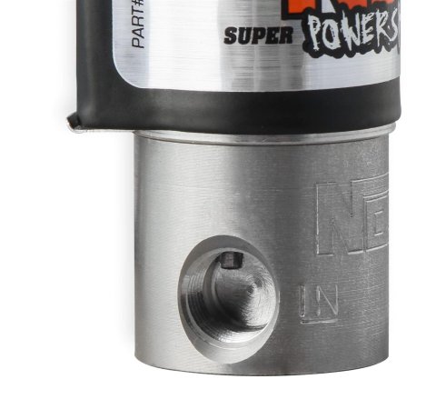 NOS Super Powershot Nitrous Solenoids 18020BNOS Oxide Solenoid, Powershot, 175 hp Flow Limit, 10.30 amps, Natural/Black, Each