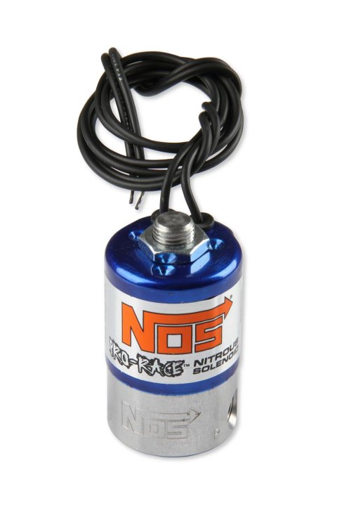 NOS Pro Race Nitrous Solenoids 18048RNOS Oxide Solenoid, Race, 450 hp Flow Limit, 11.5 amps, Each