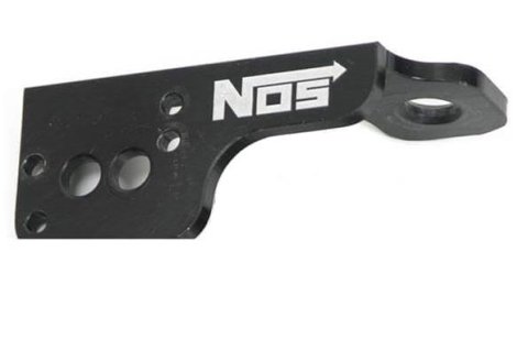 NOS Billet Microswitch Bracket Kits 16514NOS Nitrous Activation Switch, Switch and Bracket, Black Anodized, Logo, Holley 4500, Kit