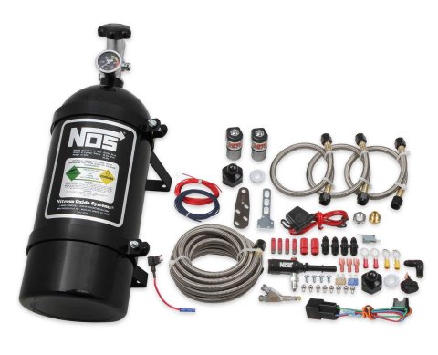 NOS Power Fogger EFI Nitrous Oxide Systems 06016BNOS System, EFI, Wet, 50-150 hp, 10 lb. Bottle, Black, 3.5L-3.6L V6/5.7L,-6.4L V8, Chrysler, Dodge, Kit