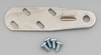 NOS Bottom Mount Solenoid Brackets 16505NOS Mounting Bracket, Nitrous or Fuel Solenoid, Mount, Stainless Steel, Natural, Each