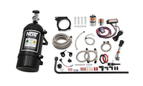 NOS Mopar EFI Wet Nitrous Plate Systems for 2015-2021 CHALLENGER, CHARGER, 2018-2021 GRAND CHEROKEE - 05210BNOS Oxide System, EFI, Wet, 75-150 hp, 10 lb. Bottle, Black, Dodge, Jeep, 6.2L, Kit
