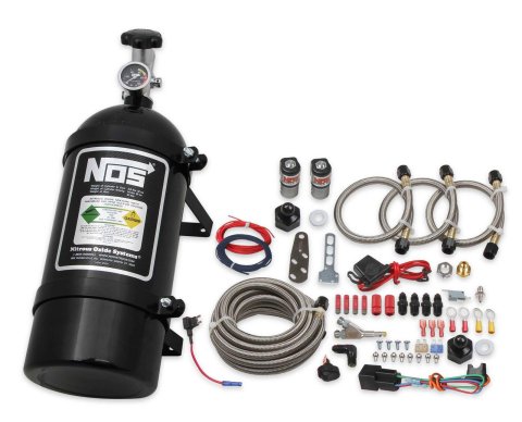 NOS Power Fogger EFI Nitrous Oxide Systems for 1999-2004 MUSTANG - 06018BNOS System, EFI, Wet, 50-150 hp, 10 lb. Bottle, Black, 4.6L V8, Ford, Kit
