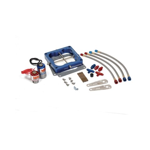 NOS Crosshair Professional Nitrous Oxide Kits 02154NOS System, Single Stage Plate Holley Dominator Flange, No Bottle, Kit