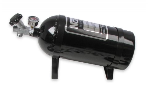 NOS Nitrous Bottle Kits 14761BNOS Kit; 10 lbs., Aluminum, Super Hi-Flow, Nut; PTFE Washer; 16 ft. Line, Kit