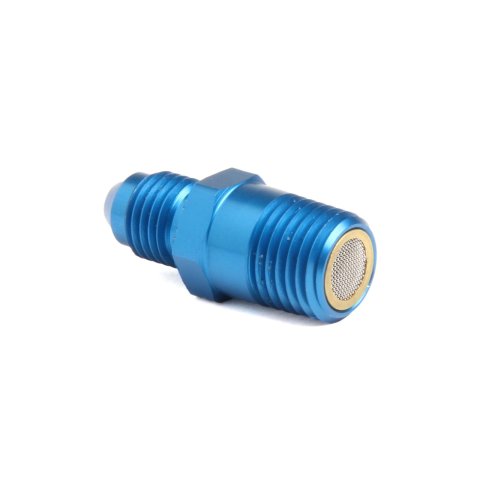 NOS Nitrous and Fuel Filters 15560NOS Filter, In-Line, -4 AN to 1/4 in. NPT, Cheater or Pro-Fogger, Aluminum, Blue Anodized, Each