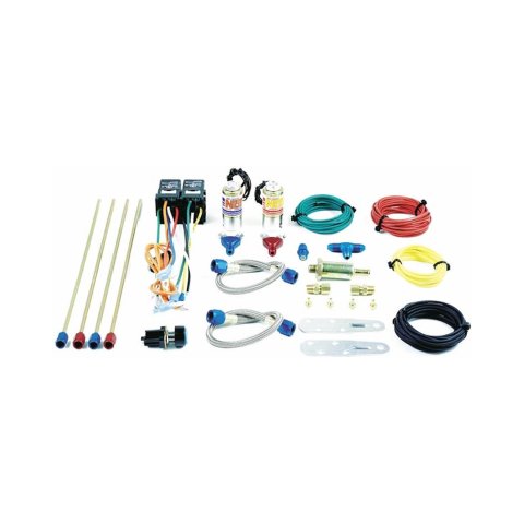 NOS Cheater to Dual Shot Upgrade Kits 0022NOS Nitrous Oxide System, System Single Stage Dual, Solenoids, Lines, Wiring, Inline Filter, Kit