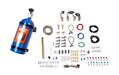 NOS Sportsman Fogger Nitrous Oxide Systems 05088NOS System, Fogger, Wet, 175-250 hp, 10 lb. Bottle, Blue, Carburetor/EFI, V8, Kit