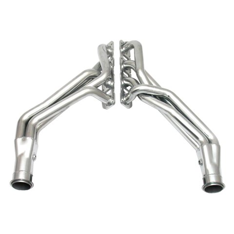 JBA Performance Exhaust Competition-Ready Headers 6965SJS Headers, Long Tube, Long Tube, Silver Ceramic Coated, 3 in. Collector, Dodge, 5.7/6.1/6.4L Hemi, Pair