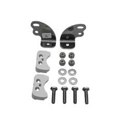 Rigid Industries Light Mount Brackets 131625 RIGID RDS-SR Series Hardware Kit Including Brakets and Bushings, White Single