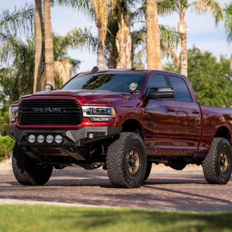 Rigid Industries A-Pillar Mount with 360-Series Lights 46720 Light Pods, 360-Series, RAM, Mounts, 6 in. Round LED Lights, Kit