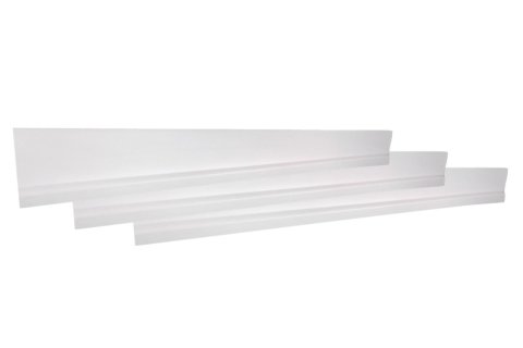 Dominator Dirt Rocker Panels DOM-1100-WH Race Car Body Panels, Panels, Style, Panel Position, High-impact Plastic, White, 7 in. x 78 in., Set of 3