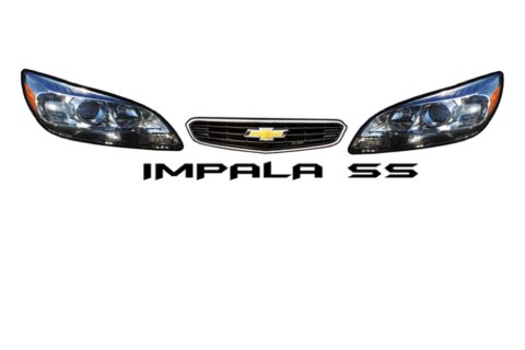 Dominator Late Model Headlight Graphics DOM-211 DominatorLateModelHeadlightGraphics-­-Impala SS