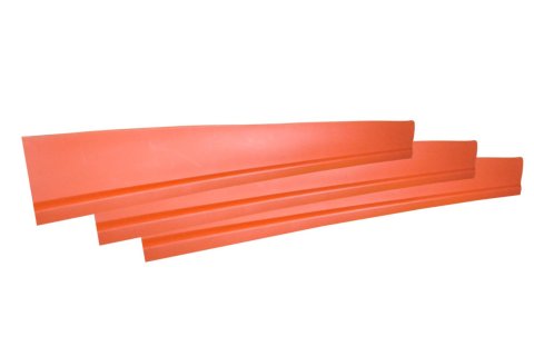 Dominator Dirt Rocker Panels DOM-1100-OR Race Car Body Panels, Panels, Style, Panel Position, High-impact Plastic, Orange, 7 in. x 78 in., Set of 3