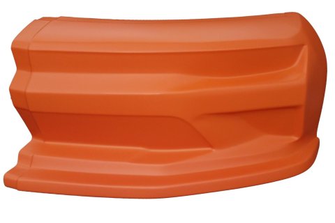 Dominator SS Camaro Nosepieces DOM-331-OR Race Car Body Panel, Nosepiece, Dirt Style, Nose Position, High-impact Plastic, Orange, Left Side Nose, Each