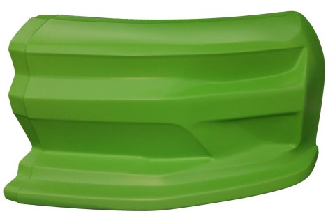 Dominator SS Camaro Nosepieces DOM-331-XG Race Car Body Panel, Nosepiece, Dirt Style, Nose Position, High-impact Plastic, Extreme Green, Left Side Nose, Each