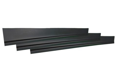 Dominator Dirt Rocker Panels DOM-1100-BK Race Car Body Panels, Panels, Style, Panel Position, High-impact Plastic, Black, 7 in. x 78 in., Set of 3