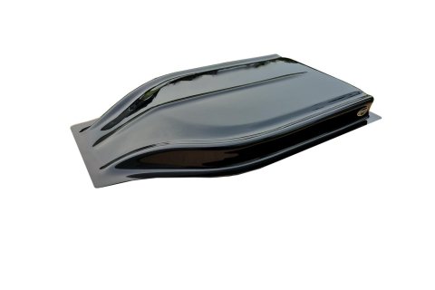 Dominator Stalker Street Stock Hood Scoops DOM-517-BK Scoop, Stock, Bond-on, Plastic, Black, 18.50 in. Overall Width, 31.00 in. Overall Length, 2.50 in. Overall Height, Each