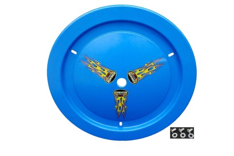 Dominator Race Products Wheel Covers DOM-1012-DZUS-BL Universal Cover - Smooth 15" - Fits - Weld/Keizer, Aero, Bassett, Circle