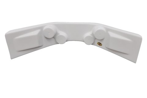 Dominator Curved Dashes DOM-910-WH Dash, Style, Plastic, 4-Gauge, White, Each