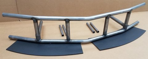 Dominator SS Street Stock Bumpers for 2010-2022 CAMARO - DOM-317 Bumpers, Stock, Tube Style, Steel, Natural, Front, Camaro, Each