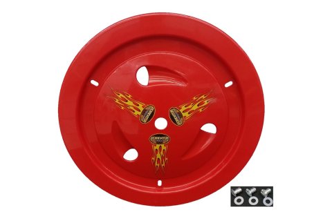 Dominator Race Products Wheel Covers DOM-1013-Bolt-RD Universal Cover - Vented 15" - Fits - Weld/Keizer, Aero, Bassett, Circle