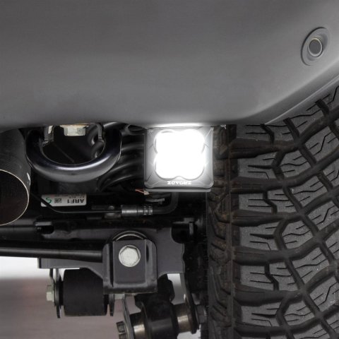 ZROADZ Rear Bumper LED Light Kits Z385401-KIT Pods, Kit with 3 Inch Clear/White Pod Lights, Sold a Kit