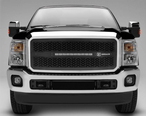 ZROADZ LED Grilles Z315461 Grille Ford Super Duty w 20 In Bar, Black Powder Coated Mild Steel, Includes Wiring Harness