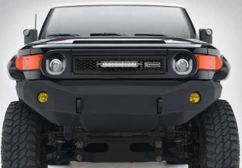 ZROADZ LED Grilles for 2007-2014 FJ CRUISER - Z319321 Grille Toyota Cruiser w 10 In Bar, Black Powder Coated Mild Steel, Includes Wiring Harness