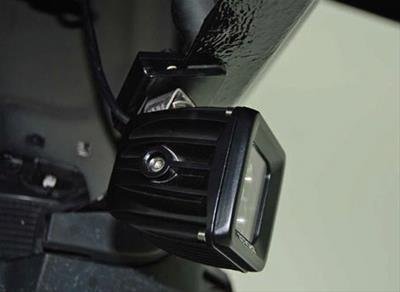 ZROADZ Auxiliary Light Mounting Brackets Z390002 Universal Hood LED Pod Work Mounts - Clamps on any flat body sheet metals - Set of Two - to mount 3" Zroadz Cube Pod Work Lights or simila
