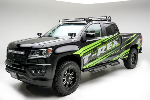 ZROADZ Auxiliary Light Mounting Brackets for 2015-2020 CANYON, COLORADO - Z332671 2015-2016 CHEVROLET COLORADO: Front Roof LED Bar Mounts To Mount One 40" Zroadz Straight OR Curved LED Bar or similar style