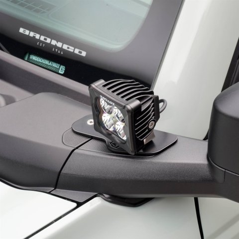 ZROADZ A-Pillar LED Pod Light Kits Z365401-KIT2 Pods, Kit with 3 Inch White Lights, Lower A Pillar, Bolt-On, No Drilling Required, Ford Bronco, Kit