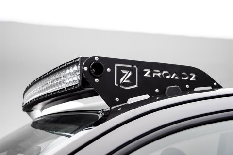 ZROADZ Auxiliary Light Mounting Brackets for 2009-2014 F-150 - Z335721 FORD F150: Front Roof LED Bar Mounts To Mount One 52" Zroadz Straight OR Curved LED Bar or similar style