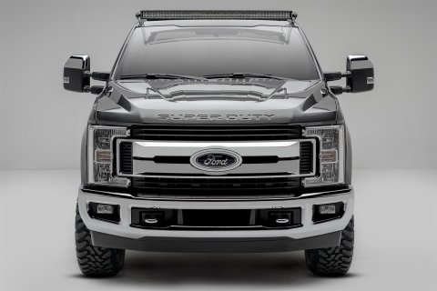 ZROADZ Light Mount Brackets Z335471 2017 Ford F-250 /350 Modular Rear Roof LED Bar Mounts - Multi - Multi Directional - 55 Inches Width - With 4 LED Bar Mounts