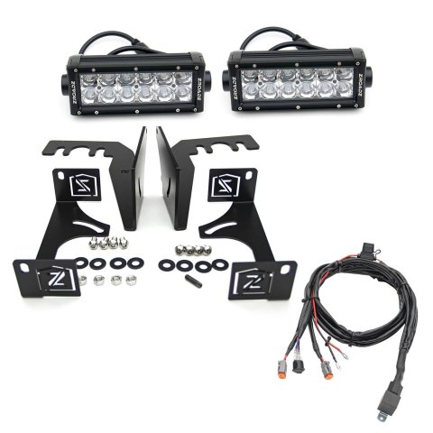 ZROADZ Light Bars, Pods and Fog Lights Z384551-KIT Auxiliary Ram Rebel Rear Bumper LED Bar Kit. Includes (2) 6in LED light bars.