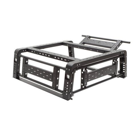 ZROADZ Access Overland Racks with Three Lifting Side Gates for 2020-2023 GLADIATOR - Z834211 Truck Bed Rack, Jeep Rack, Black, Mild Steel, Alum, With 3