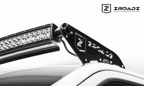 ZROADZ - Bumper Accessories for 2015-2023 F-150 Z335662 2018 Ford F150 Raptor Front Roof LED Light Bar Mounts To Mount (1) 52" Straight OR Curved LED Light Bar or Similar