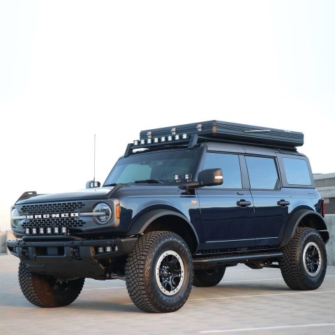ZROADZ Roof Racks for 2021-2022 BRONCO - Z845401 Rack, Steel, Black Powdercoated, Bolt-on, No Drilling Required, Ford Bronco, 4 Door Models, Each