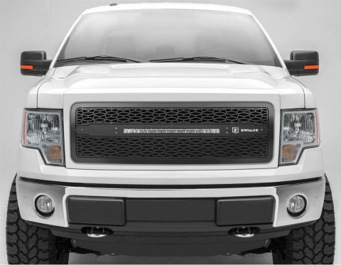 ZROADZ LED Grilles Z315721 Grille F150 w 20 In Bar, Black Powder Coated Mild Steel, Includes Wiring Harness