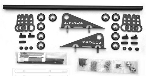 ZROADZ Light Mount Brackets Z350040 2015-2016 CHEVROLET COLORADO: Modular Roof LED Bar Mounts - Multi - Multi Directional - 44 Inches Width - Fits Most Mid Size Truck & SUVs