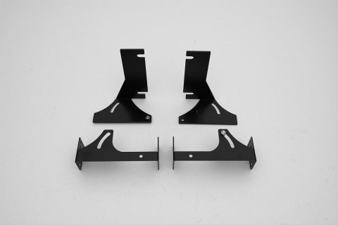 ZROADZ Auxiliary Light Mounting Brackets Z385461 2008-2016 FORD F250/350: Rear Bumper/Frame LED Bar Mounts - 8" Opening - Swivel Adjustments - to Mount 6" Zroadz LED or similar light - Bolt On