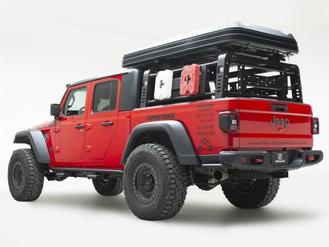 ZROADZ Access Overland Rack Crossbars for 2020-2022 GLADIATOR - Z834011 Roof Bar, Gladiator Crossbars, Black, 2 Pc